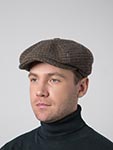 Кепка STETSON арт. 6840219 HATTERAS CASHMERE/WOOL (коричневый /синий)